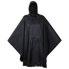 USGI Industries Military Style Multi Use Rip Stop (Jet Black, Rain Poncho) picture