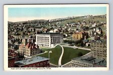 Duluth MN-Minnesota, Post Office & Courthouse, Antique, Vintage Postcard picture