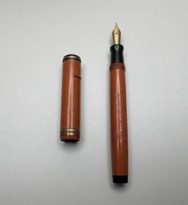 Vintage Jewel John Holland Fountain Pen, Orange, Lever Filler picture