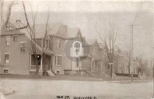 1909 Oak Street View Residences Homes Norwood OH Ohio RPPC Photo Postcard COPY picture