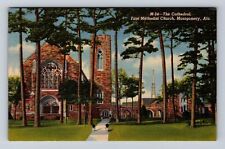 Montgomery AL-Alabama, The Cathedral, First Methodist Church, Vintage Postcard picture