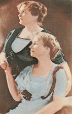 Helen Keller and Ann Sullivan Miracle Worker Teacher Activism Vtg Postcard 22A picture