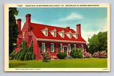 Wakefield Birthplace George Washington Westmoreland County Virginia Postcard picture