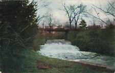 Scene on Walnut Creek Cortland Ohio OH 1910 Postcard picture