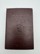 1925 Advertising Scrapbook Art Deco Ephemera Altered Jones Industrial Catalog picture