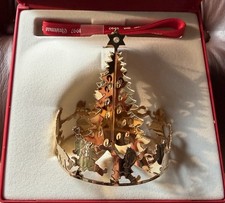 1997 Georg Jensen Christmas Ornament By Finn Naess-Schmidt 24kt Gilding picture