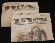 The Modern Woodman Newspaper October/December 1911 VERY OLD & RARE WOW picture