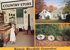 Postcard 4 x 6- Town Views of Historic Mansfield, CT. picture