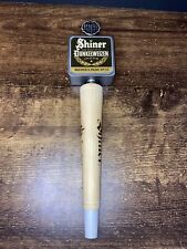 Shiner Dunkelweizen Dark Wheat Style Double Side Wooden Beer Tap 13.5” picture