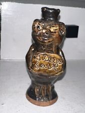 MARIE ROGERS Primitive Folk Art Figurine With “Jesus Saves Sign” Signed picture