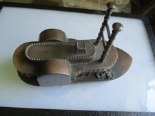 VINTAGE BRASS RIVER BOAT BANK CHICAGO U.S.A BANTHRICO INC. picture