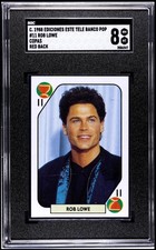 1988 ROB LOWE ‘Red Back’ Trading Card Tele Banco SGC 8 St. Elmo’s Fire picture