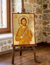 Large Byzantine Icon of Christ 