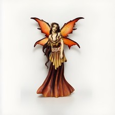 Fairy Site AUTUMN QUEEN Figurine 2009 Munro Amy Brown AB37014 Fantasy Whimsigoth picture