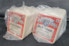 Vintage 1970's Budweiser King Of Beers 2 Sided Coasters 100 Pack 200 Total - New picture