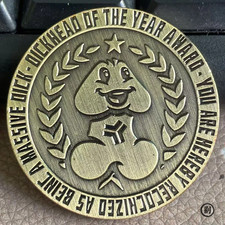 Funny Novelty Theme Challenge Coin Retro Ancient Bronze Wandering Token Gift picture