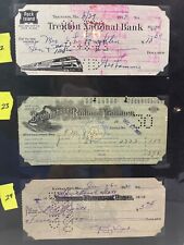 Vintage Railroad Checks-Rock Island, Brotherhood and Southeast State Bank picture