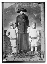 Photo:Germany Crown Princess Cecilie with Sons 1913 Duchess Auguste Marie picture