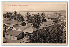 c1930's Air View Buildings in Kingston Harbour Jamaica Vintage Unposted Postcard picture