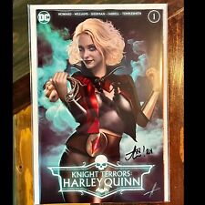 KNIGHT TERRORS: HARLEY QUINN #1 (COHEN EXCLUSIVE) *SIGNED TINI HOWARD W/ COA* picture